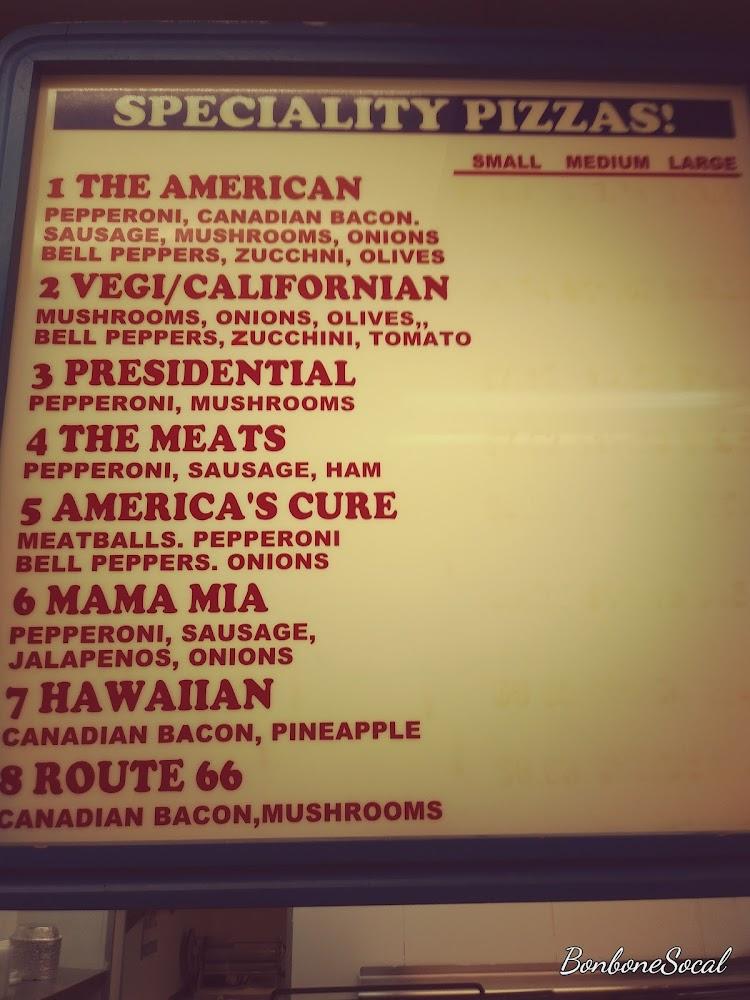 American Pizza Menu image 4
